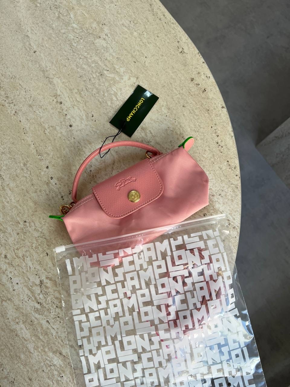 Long Champ Pembe Kol Çantası