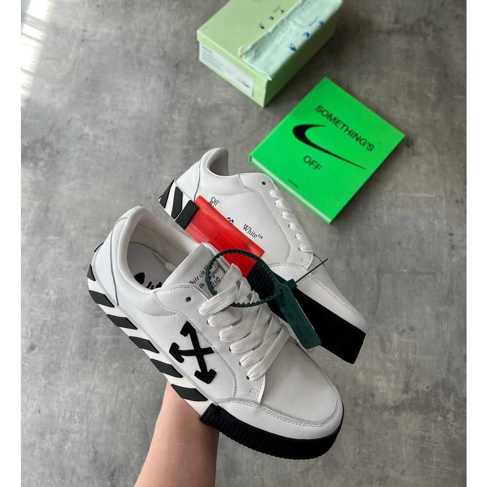 Off White X Beyaz Deri