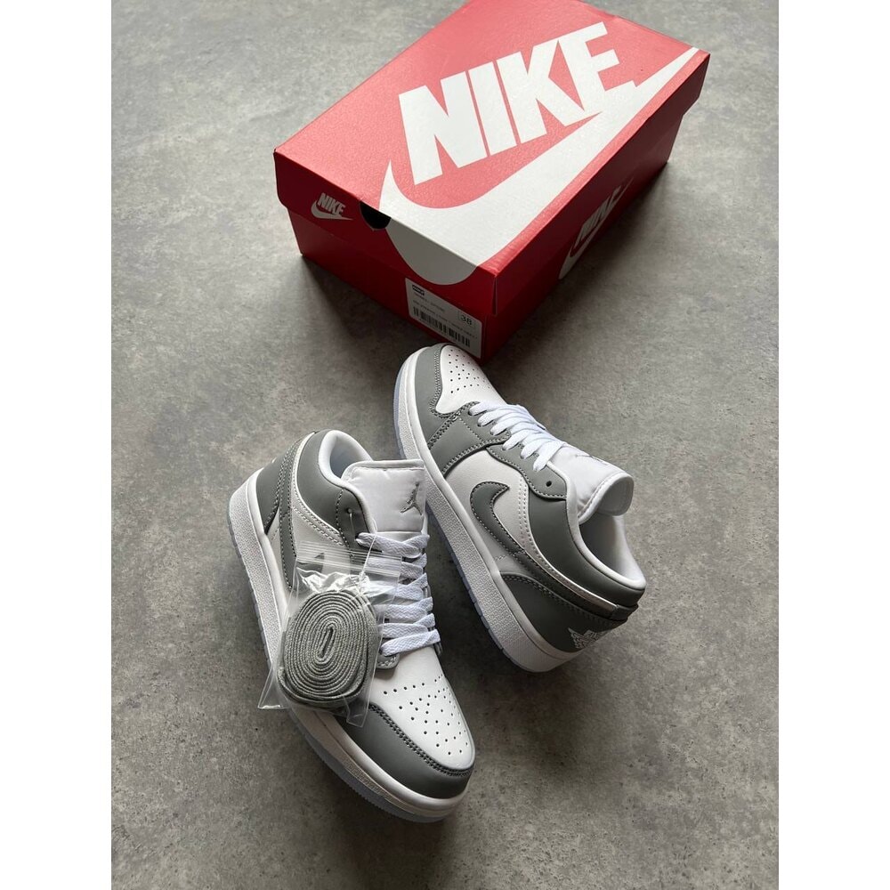 Air Jordan 1 Low Wolf Grey Sail